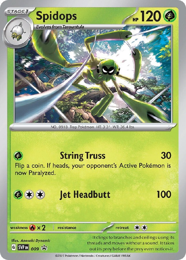 Spidops SVP 009 - Black Star Promo - NM/M