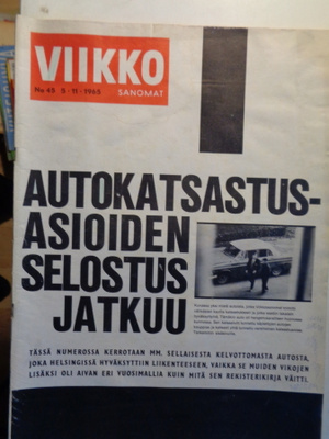 Viikkosanomat Nro 45/1965 (25.10)
