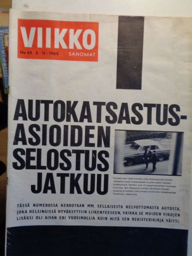 Viikkosanomat Nro 45/1965 (25.10)