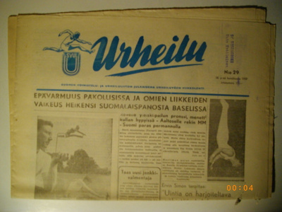 Urheilu lehti Nro 29/1950 (5.11)