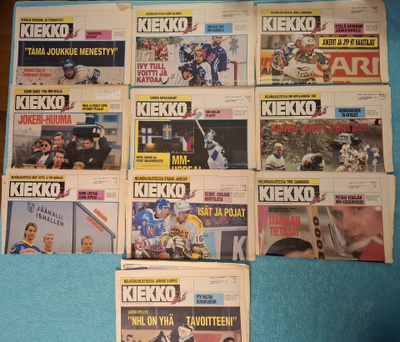 Kiekkolehti - 1992 täysi vuosikerta