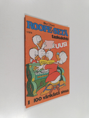 Walt Disney : Roope-setä taskulehti 1/1978 (lyhennetty nä...