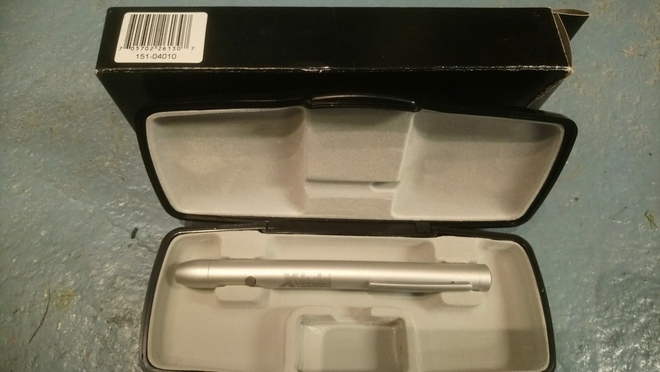 Laserpoint kynämalli.