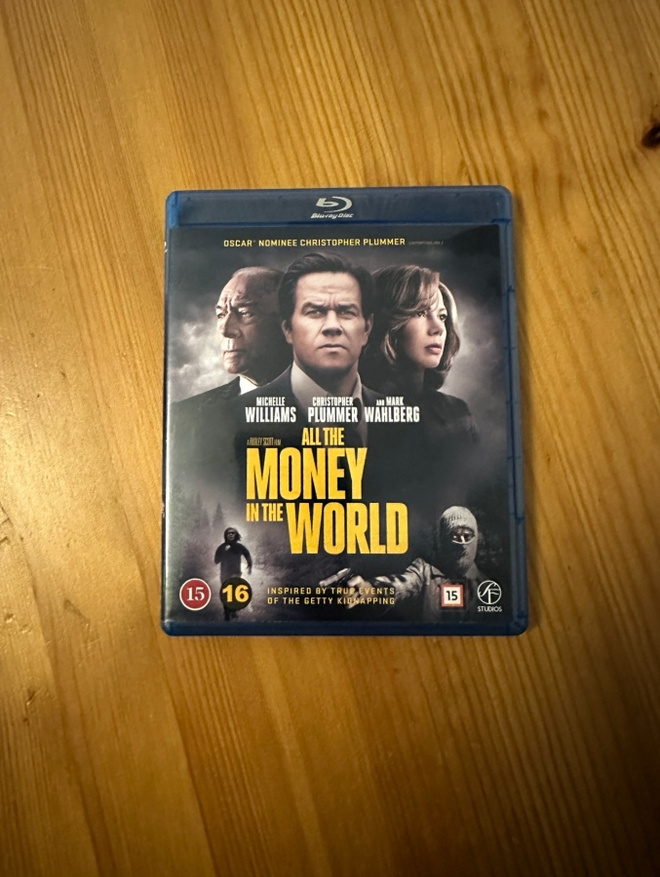 All the money in the world  blu-ray