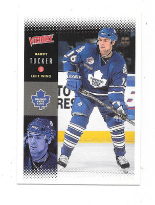 1999-00 UD Victory #218 Darcy Tucker , Toronto Maple Leafs