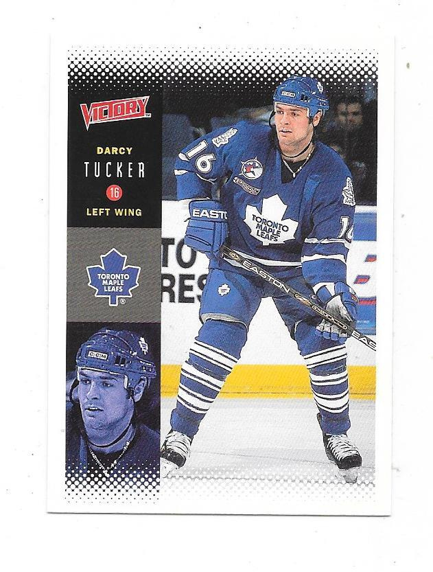 1999-00 UD Victory #218 Darcy Tucker , Toronto Maple Leafs