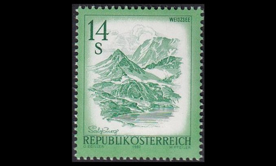 Itävalta 1696 ** Käyttösarja maisemia 14 S (1982)