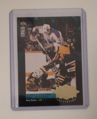 95-96 Collector's Choice Wayne Gretzky's Record Collection