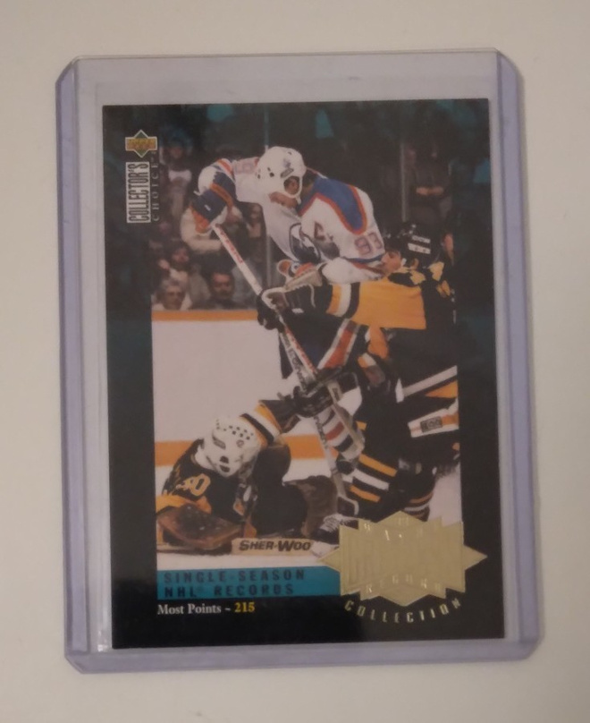 95-96 Collector's Choice Wayne Gretzky's Record Collection