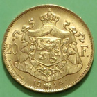 Belgia 20 Francs 1914 Univormu (aika harvinainen). - pikkukuva 2