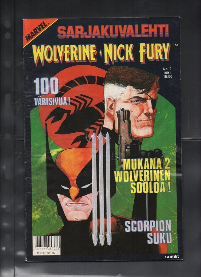 Marvel Sarjakuvalehti n:o 2 1991   100 sivua