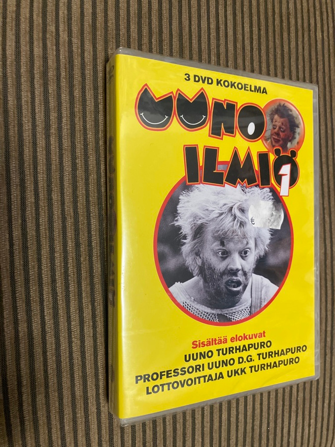 Uuno ilmiö 1 DVD (uusi,muoveissa)