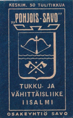 Iisalmi, " Pohjois - Savo " Tukku. ja vähittäisliike . s55