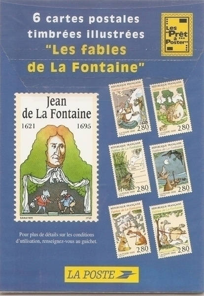 Ranska 1995 Jean de la Fontaine, eläinsatuja