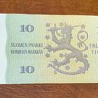 10 markkaa v.1980 Litt.A, korvaava 1991..., taittamaton - pikkukuva 2