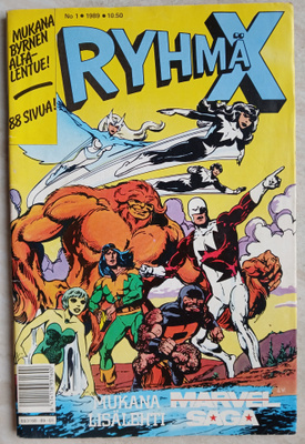 Ryhmä X 1/1989 + Marvel Saga