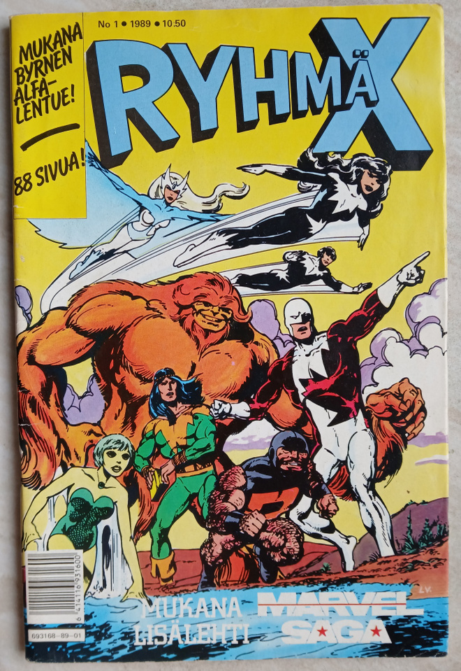 Ryhmä X 1/1989 + Marvel Saga