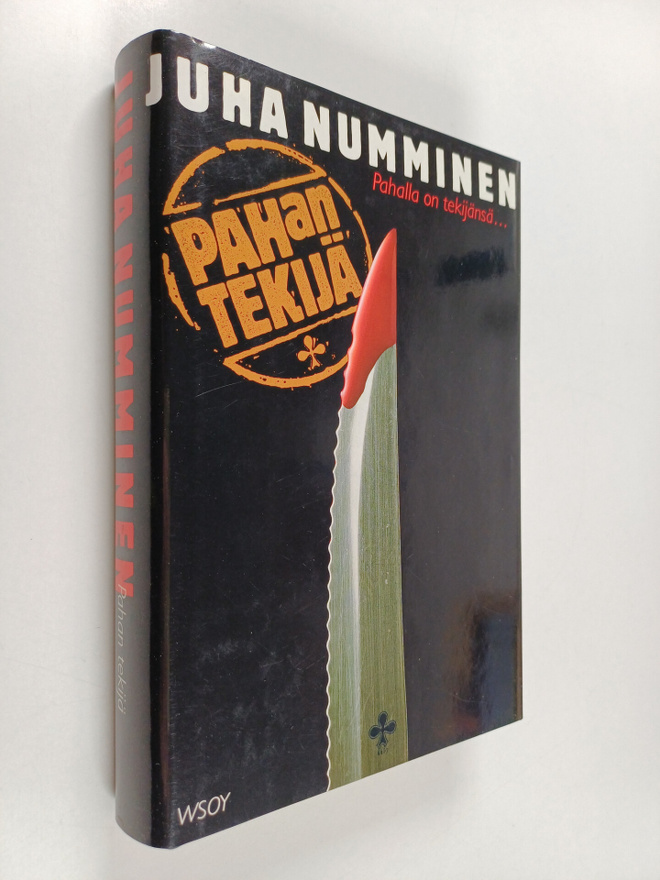 Juha Numminen : Pahan tekijä : jännitysromaani (signeerattu)