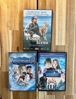 DVD-leffoja 3 kpl