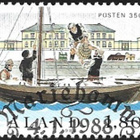 Åland 1988 Postilaitos 350 v EP Lape 026 alareuna LOISTO - pikkukuva 1