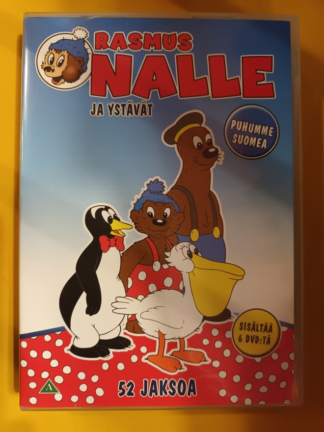Rasmus Nalle ja Ystävät 6 levyn DVD-BOXI