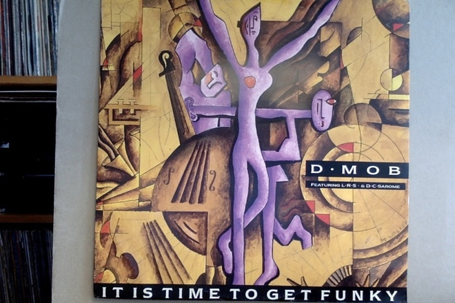 D . MOB :: IT IS TIME TO GET FUNKY :: VINYYLI MAXI 12"  1989