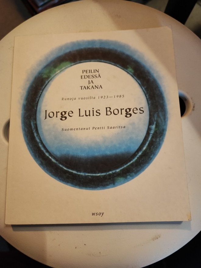 Jorge Luis Borges Peilin edessä ja takana