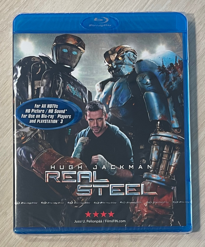 Real Steel (2011) Hugh Jackman, Evangeline Lilly (UUSI)