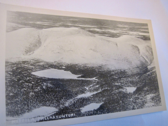 VANHA Postikortti Lappi Kittilä Pallastunturi 1935