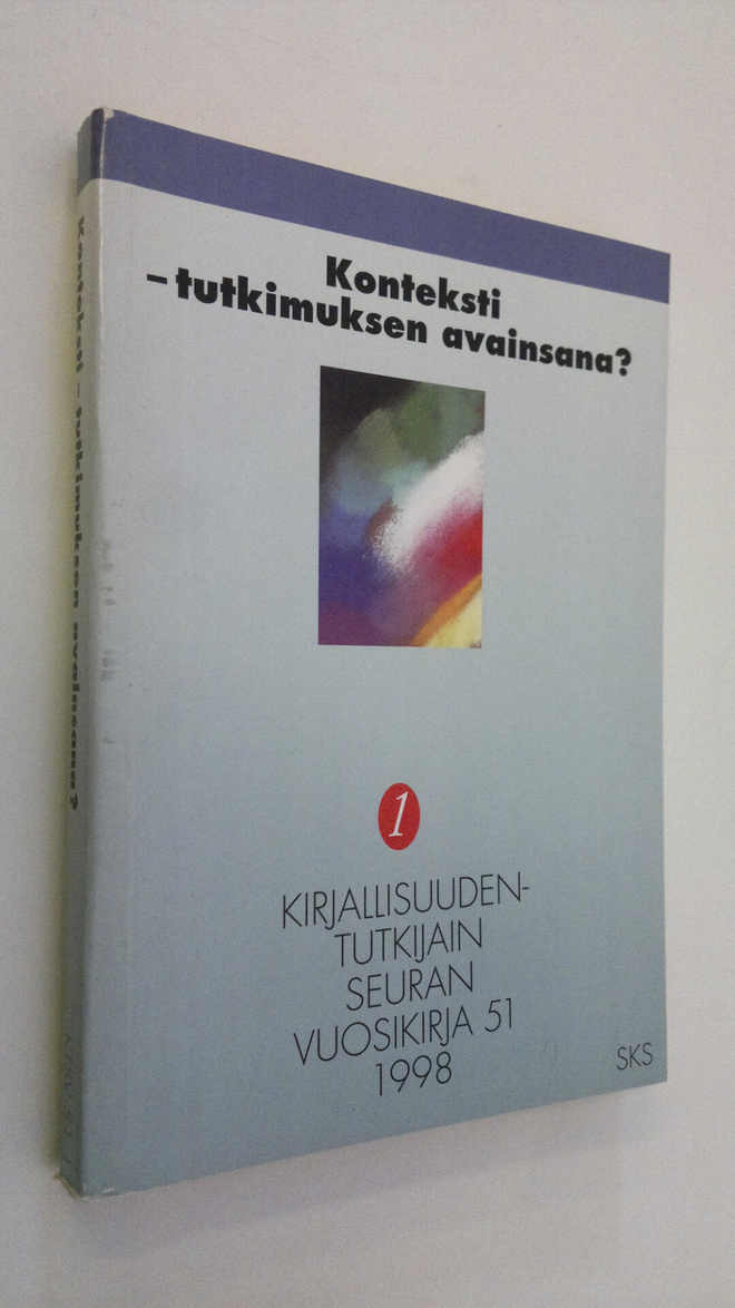 Päivi (toim.) Molarius : Konteksti - tutkimuksen avainsana