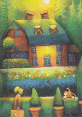 Raija Nokkala: Kotiintulo (postikortti)
