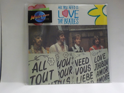 THE BEATLES - ALL YOU NEED IS LOVE EX+/M- 12" SINGLE