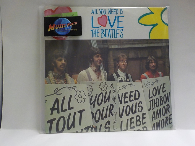 THE BEATLES - ALL YOU NEED IS LOVE EX+/M- 12" SINGLE
