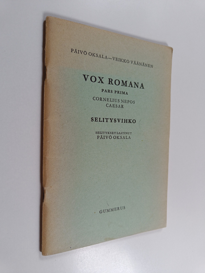 Päivö Oksala ym. : Vox Romana - Pars prima ; Cornelius Ne...