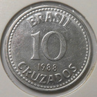 Brazil. 10 cruzados 1988. - pikkukuva 1