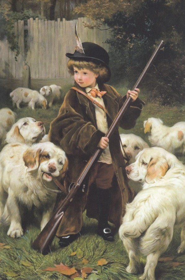 Charles Burton Barber: Poika ja koirat