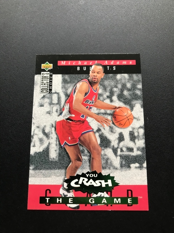 1994-95 Collector's Choice Crash the Game Green Adams