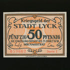Saksa Notgeld 50 Pfennig, Lyck 31.3.1918 Serie 1 - pikkukuva 1