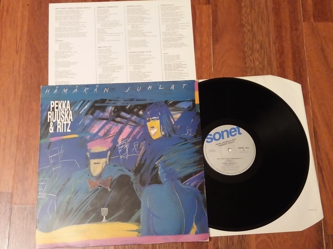PEKKA RUUSKA & RITZ - Hämärän Juhlat - LP 1987 VG++
