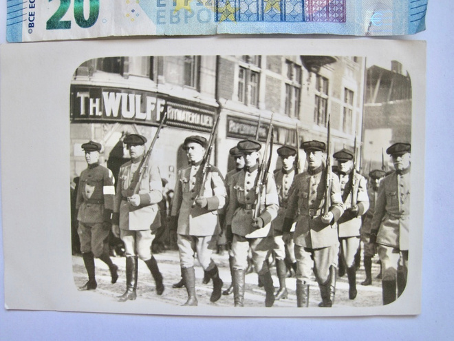 VANHA Valokuva Suojeluskunta n. 1919 Helsinki