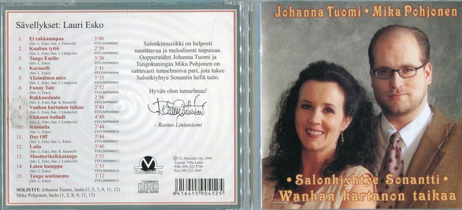 JOHANNA TUOMI & MIKA POHJONEN . CD-LEVY . VANHAN KARTANON TA