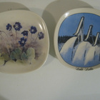 ARABIA seinälautasia, WWF + Salpausselkä+ Cumulus.v1989 - pikkukuva 1