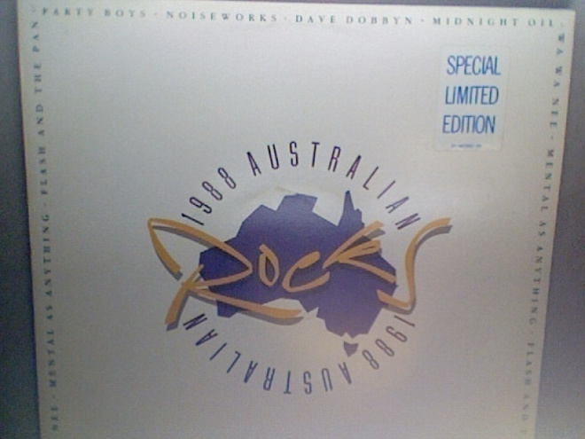 1988 AUSTRALIAN ROCKS :: COMPILATION :: VINYYLI  LP    1988