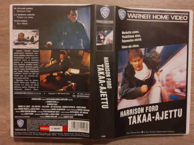 Takaa-ajettu (The Fugitive) VHS