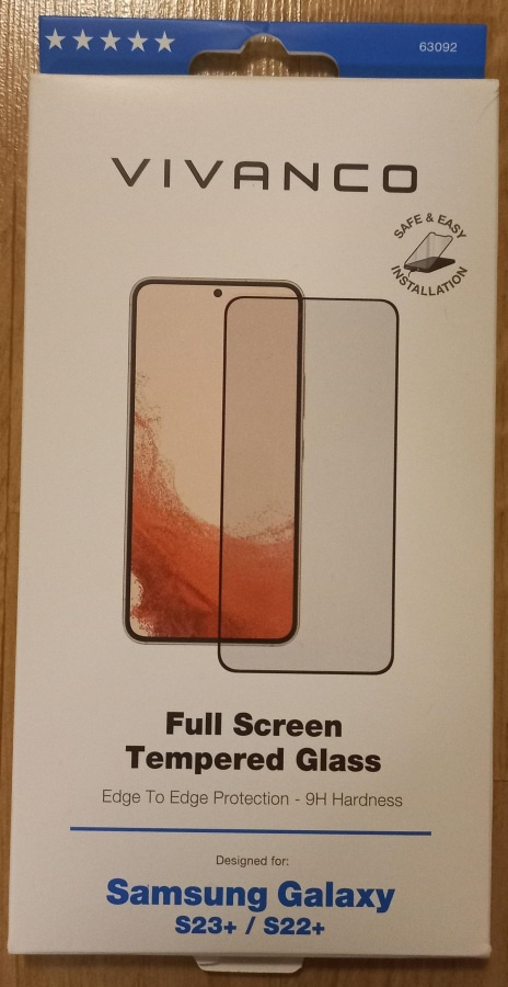 Vivanco Samsung Galaxy S23/S22 Näytönsuoja Panssarilasi