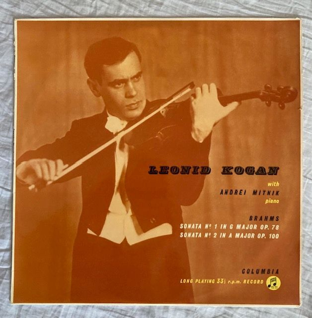 Brahms-Sonata No1, No2. L. Kogan, A.Mitnik. Columbia v.1956.