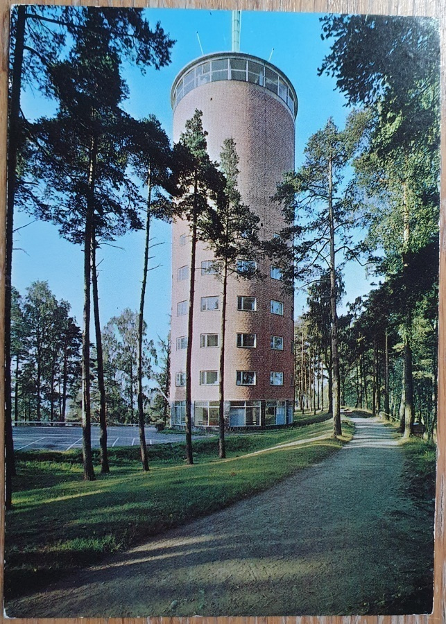 Heinola - vesitorni kulkenut postikortti