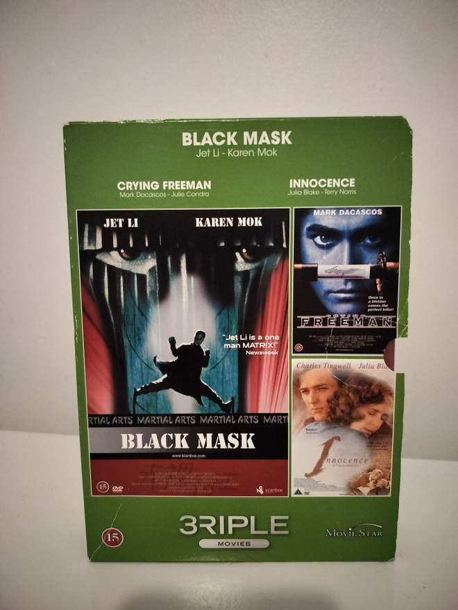 3riple movies pack/Black mask/crying Freeman/innocence