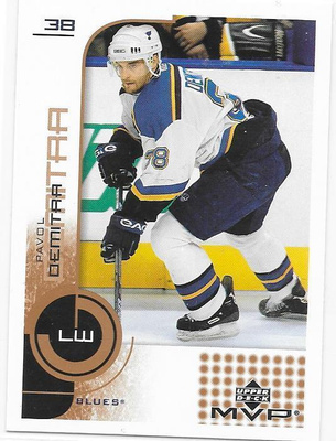 2002-03 Upper Deck MVP #163 Pavol Demitra St Louis Blues