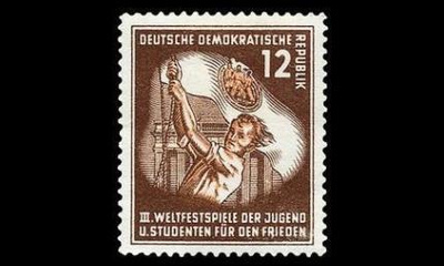 DDR 289 ** Nuoriso- ja opiskelijafestivaalit 12 Pf (1951)